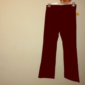 Black Pin Stripe Texture Wide Pants Size 13/14